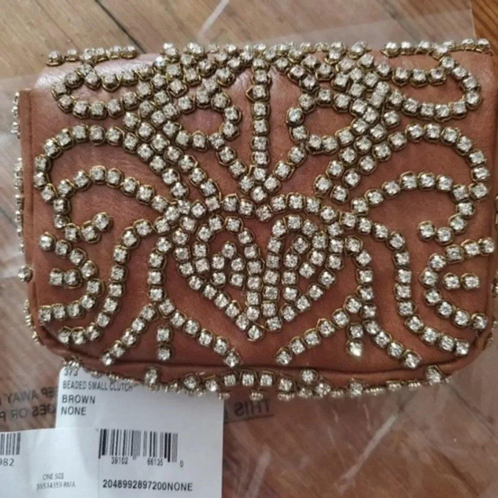 NWT G-Lish Rhinestone Clutch | Crossbody